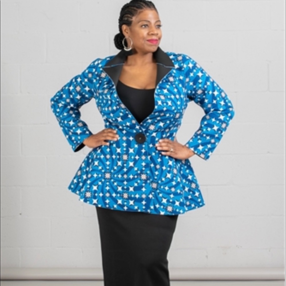 Scuba print jacket